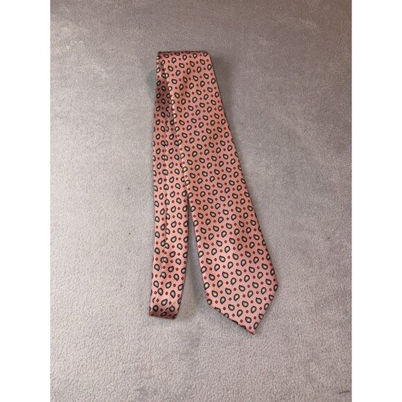 Jos A Bank 100% Silk Men’s Necktie Made in Italy Pink Tie Mint Condition - Picture 1 of 2